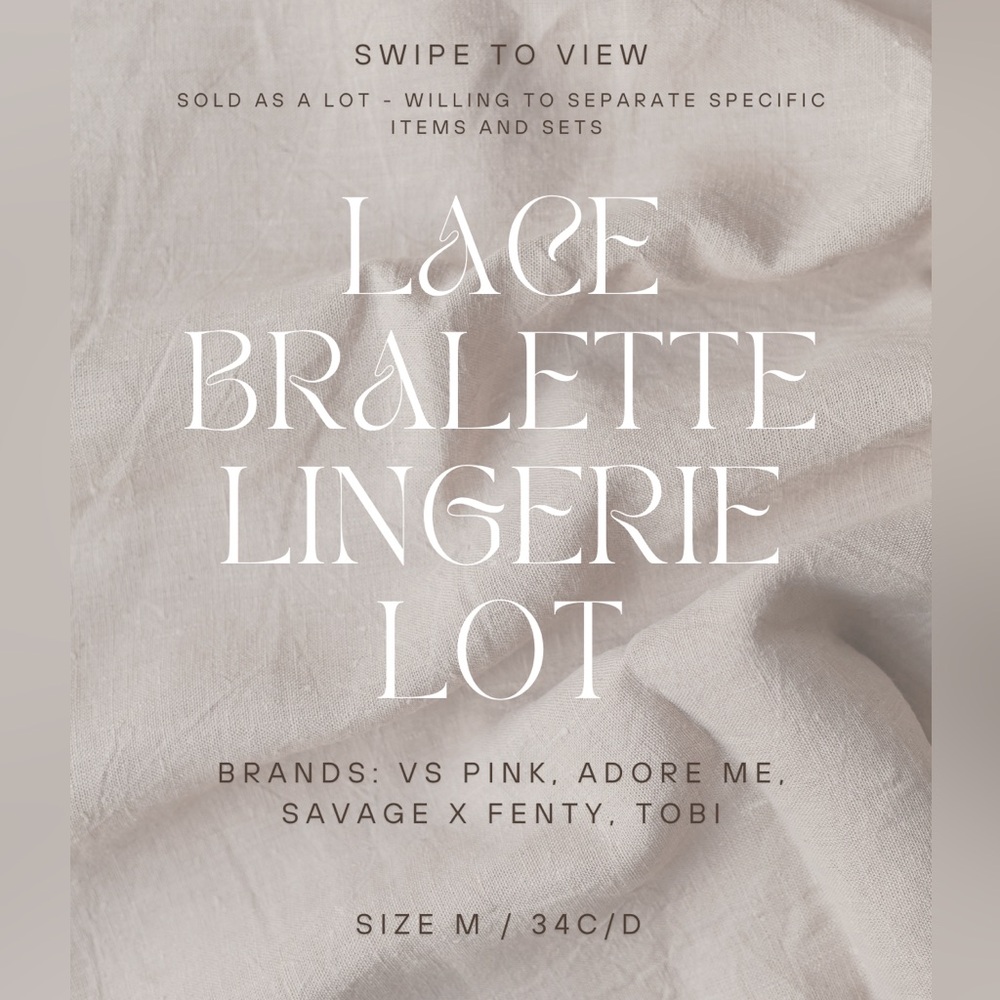 Lace Bralette Lingerie Set